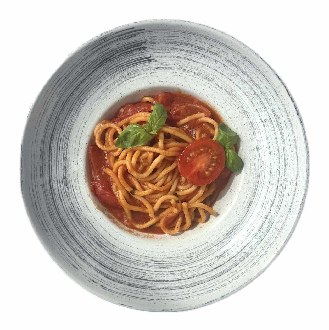Pasta with Cherry Tomatoes and Basil