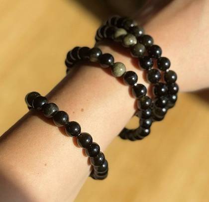 Golden Obsidian Bracelet