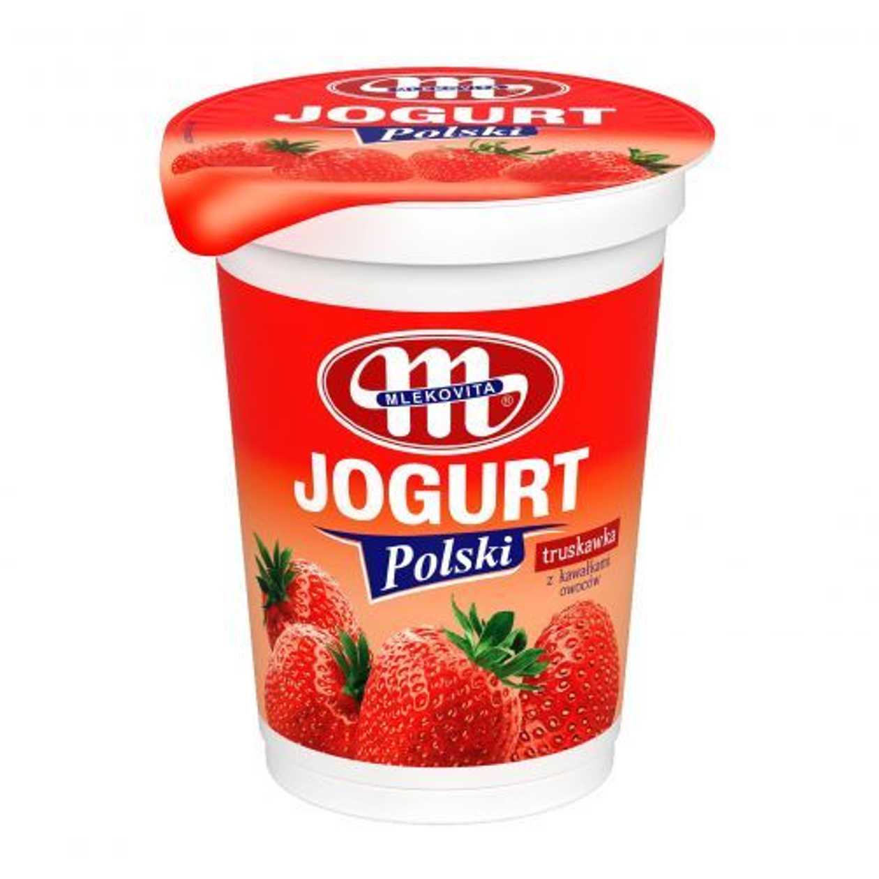 Jogurt Truskawkowy Mlekovita 350g (expires soon)
