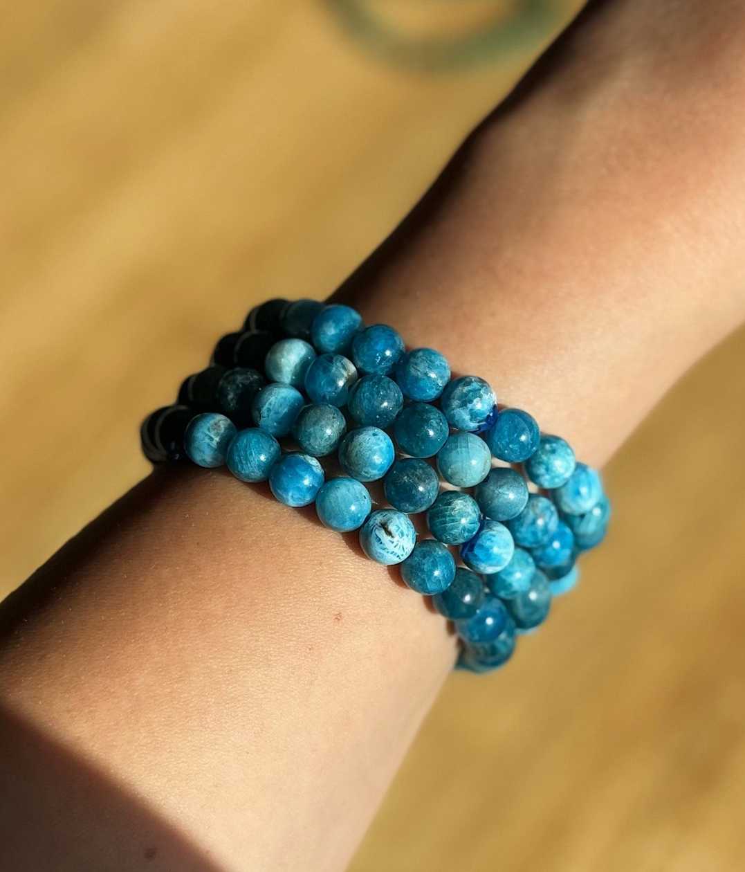 Blue Apatite Bracelet