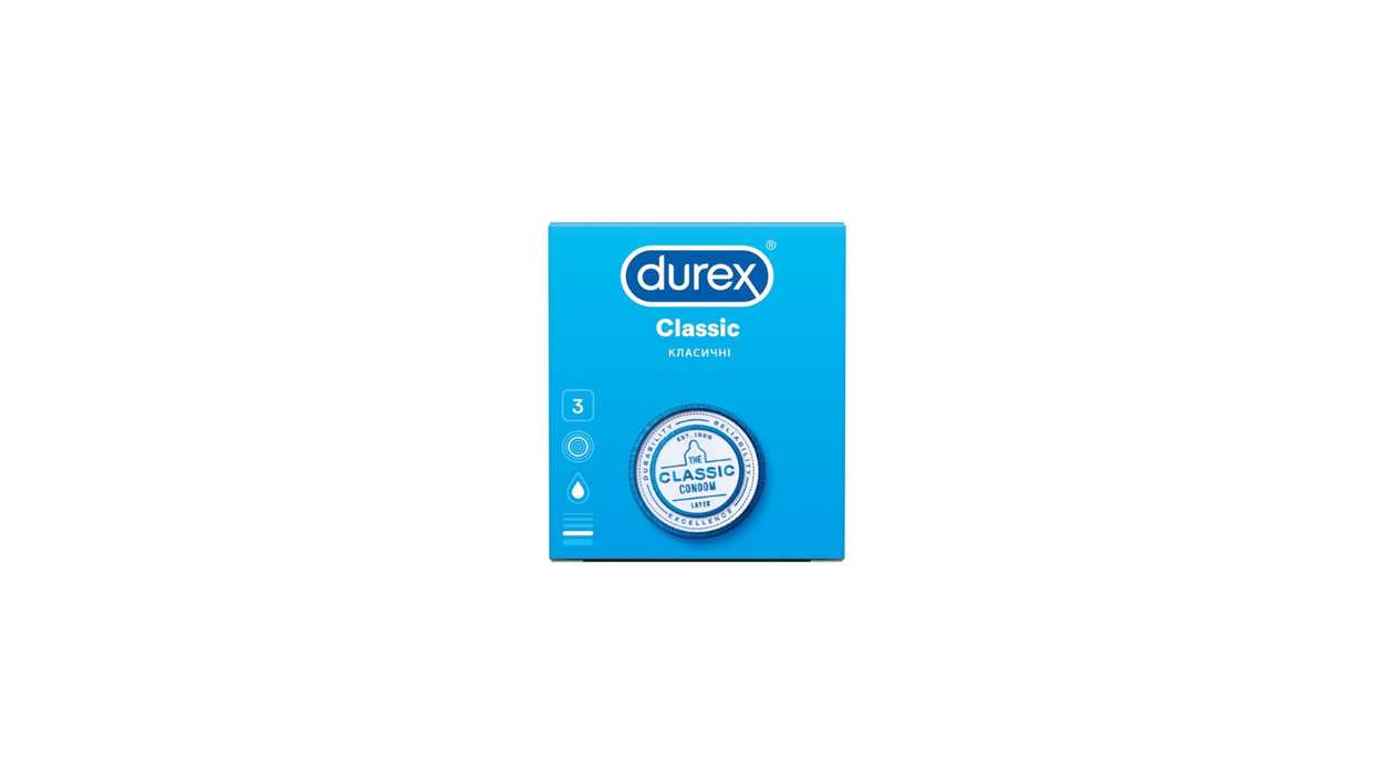 პრეზერვატივი Durex Classic N3