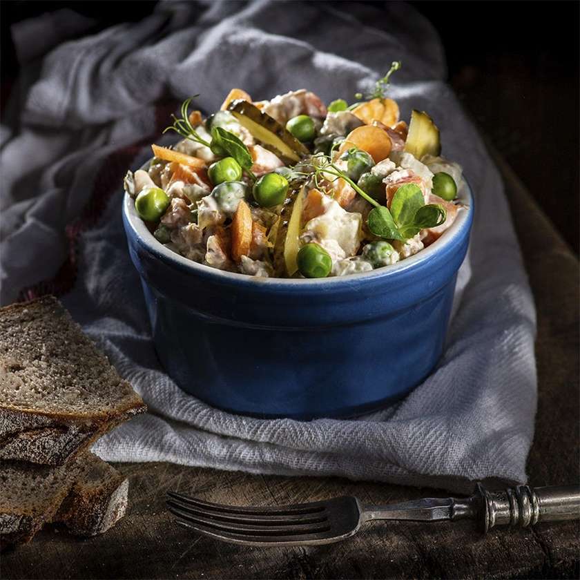 Boeuf Salad 250g (Traditional Mayonnaise-Based Meat and Vegetable Salad)
