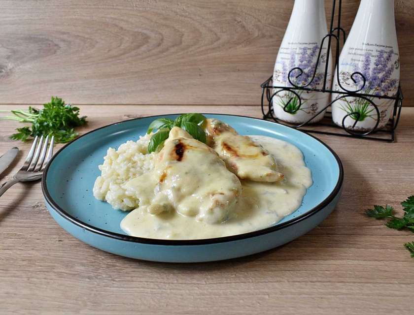 Pui cu gorgonzola