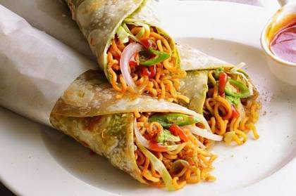 Vegetable noodle wrap