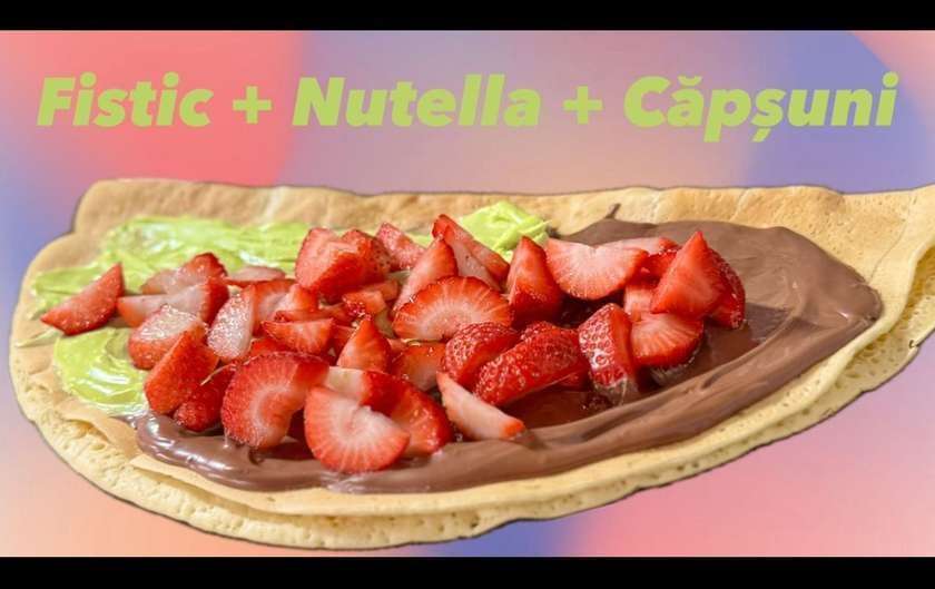 Nutella & Fistic & Căpșuni