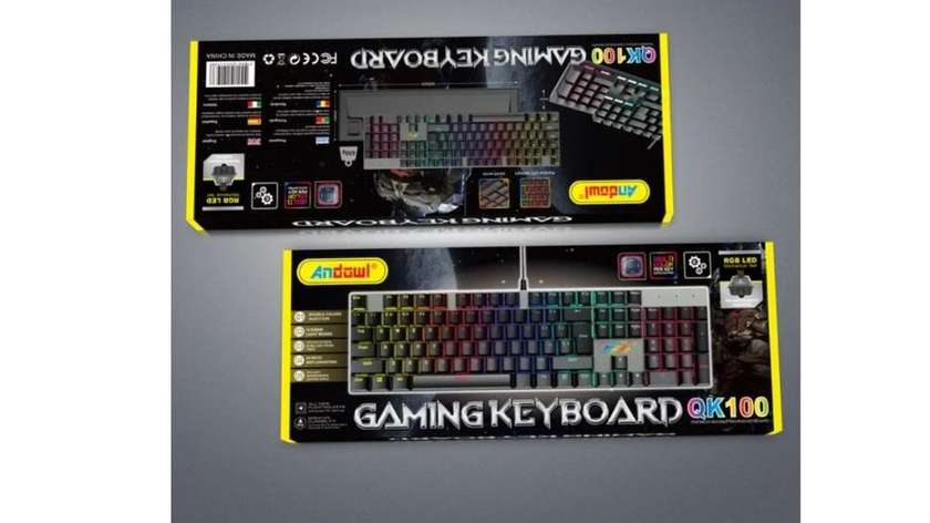 Andowl Gaming Keyboard with RGB backlight QK100