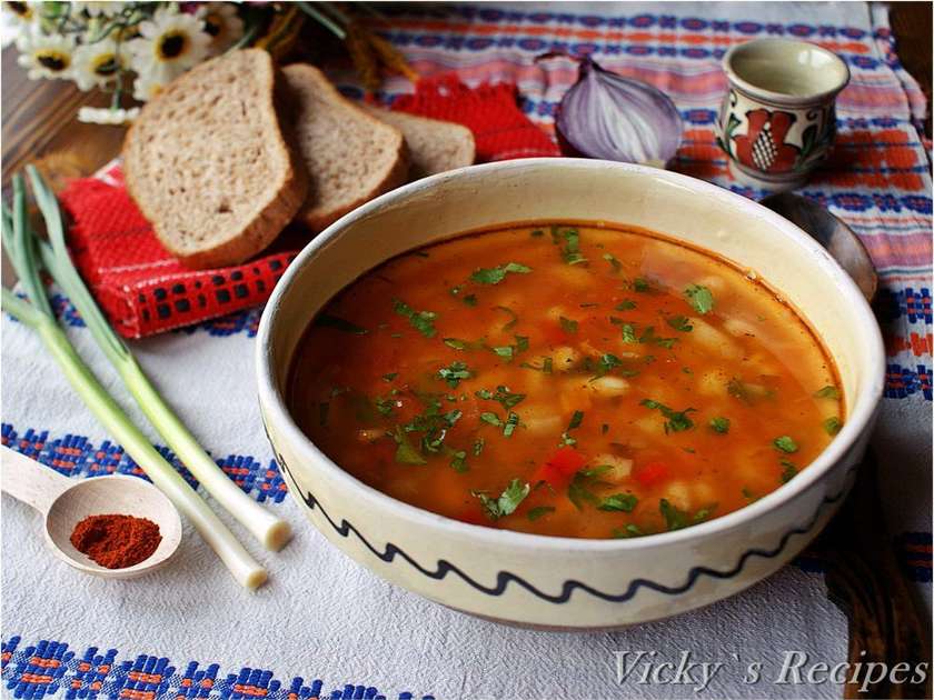 Chicken Soup with Egg Strands