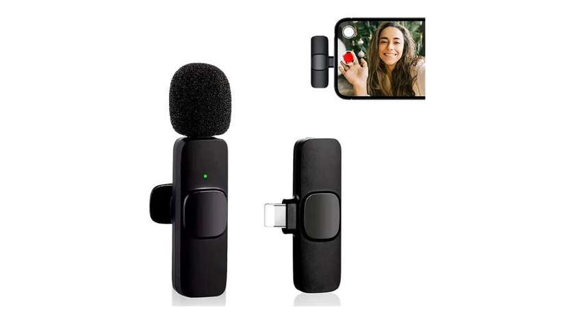 Unico Wireless lavalier live broadcast microphone Lighting interface 2 Pcs