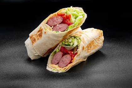 Sausage shawarma