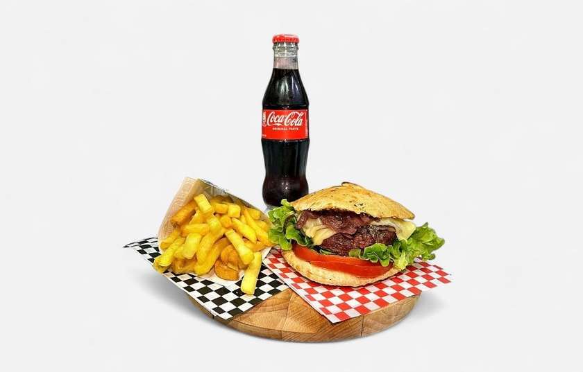 Brado burger 🍔 & Coca Cola