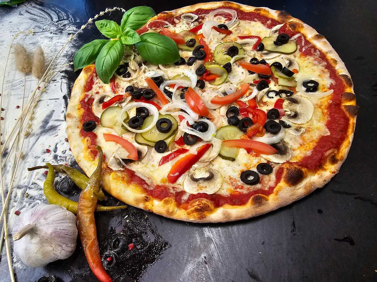 Vegetarian pizza