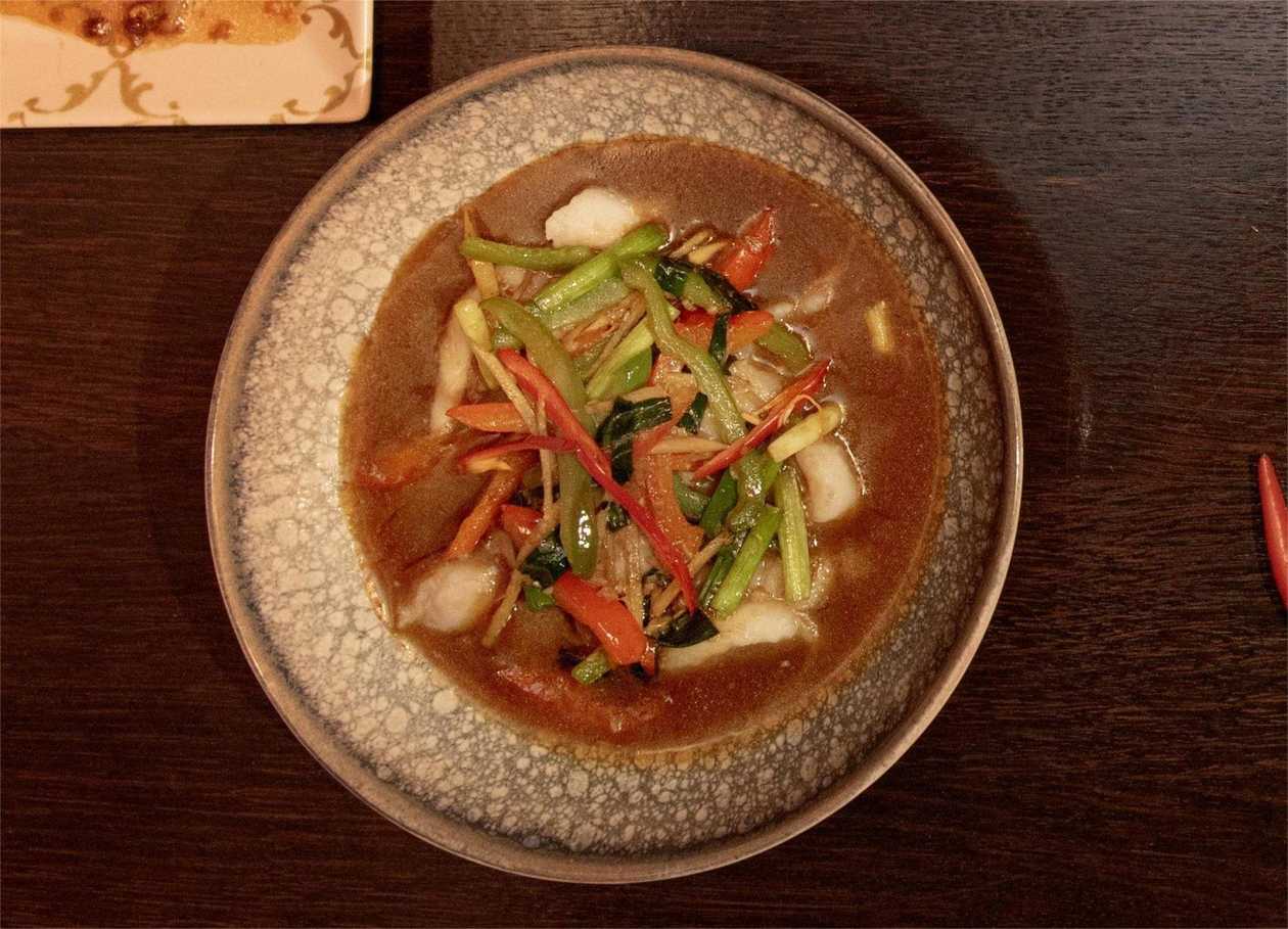 * * * STEAM FISH  WITH SOIA SAUCE