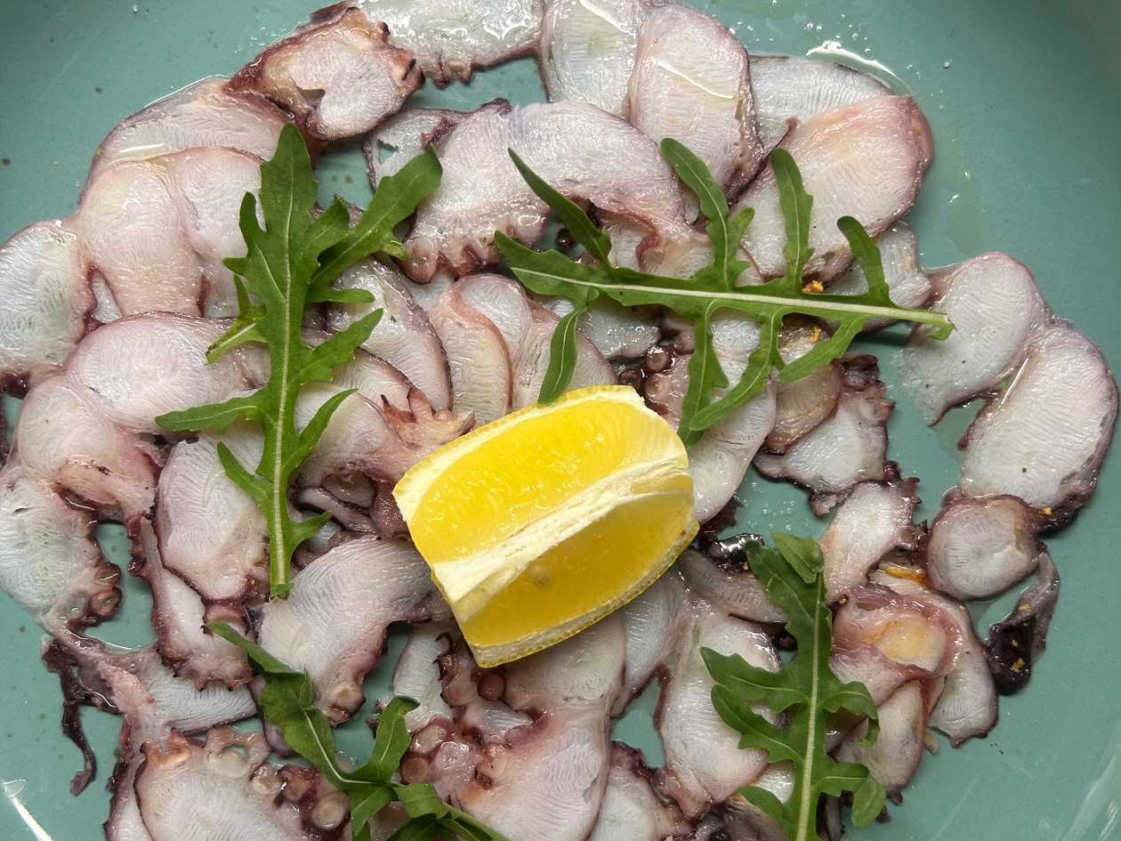 Carpaccio di polpo