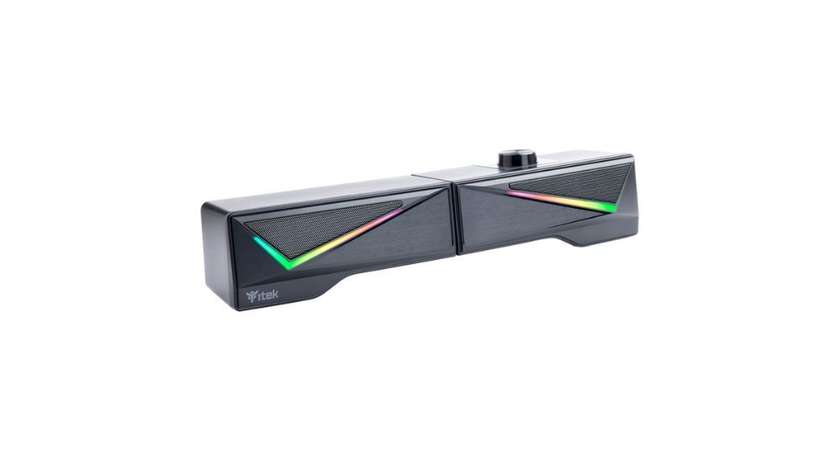 ITEK Gaming Soundbar RGB With ON-OFF Button, Bluetooth, 3.5mm Jack