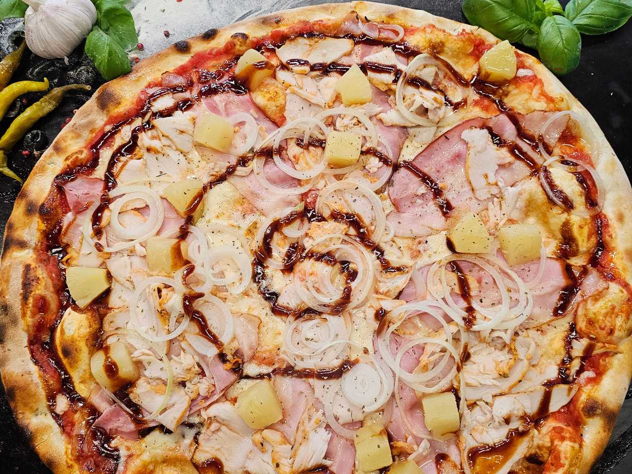 BBQ pizza