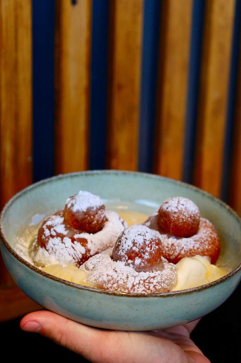 Papanași with Vanilla Sauce