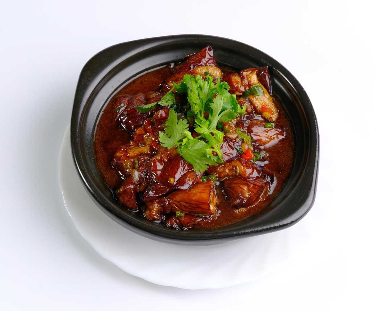 130. Clay Pot Eggplant with Minced Pork