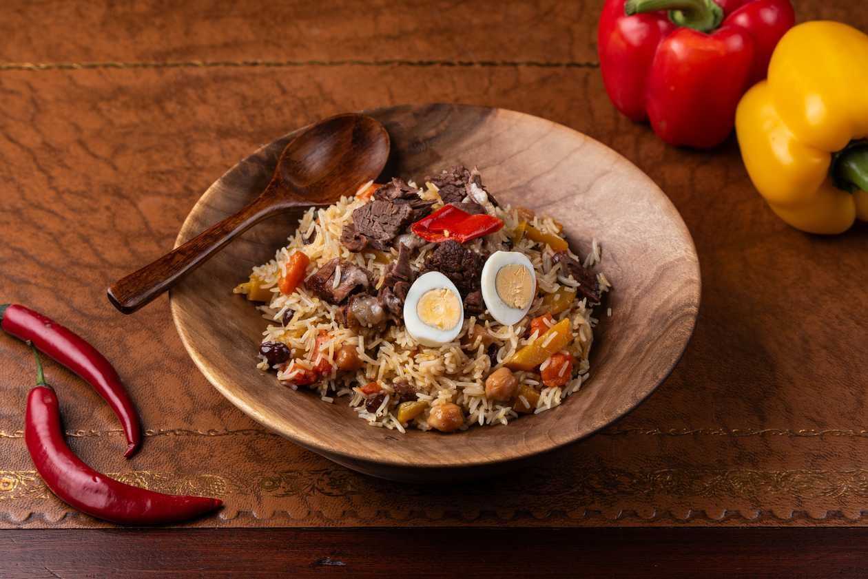 Pilaf + Coca Cola