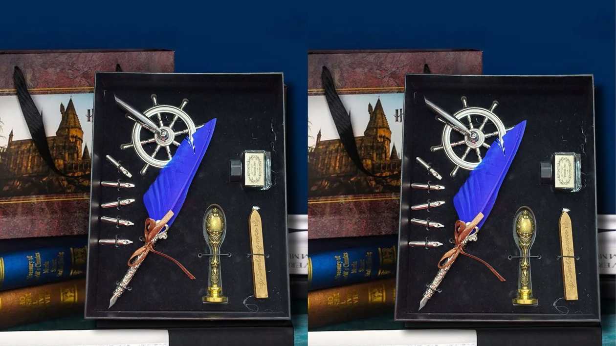 Lighthouse Sky Blue Pen Gift Set