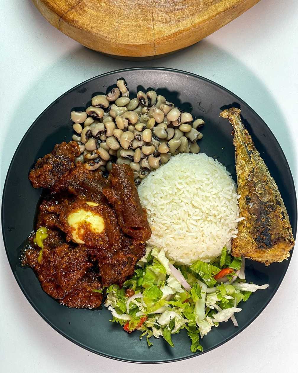 Plain Rice with Zongo Stew