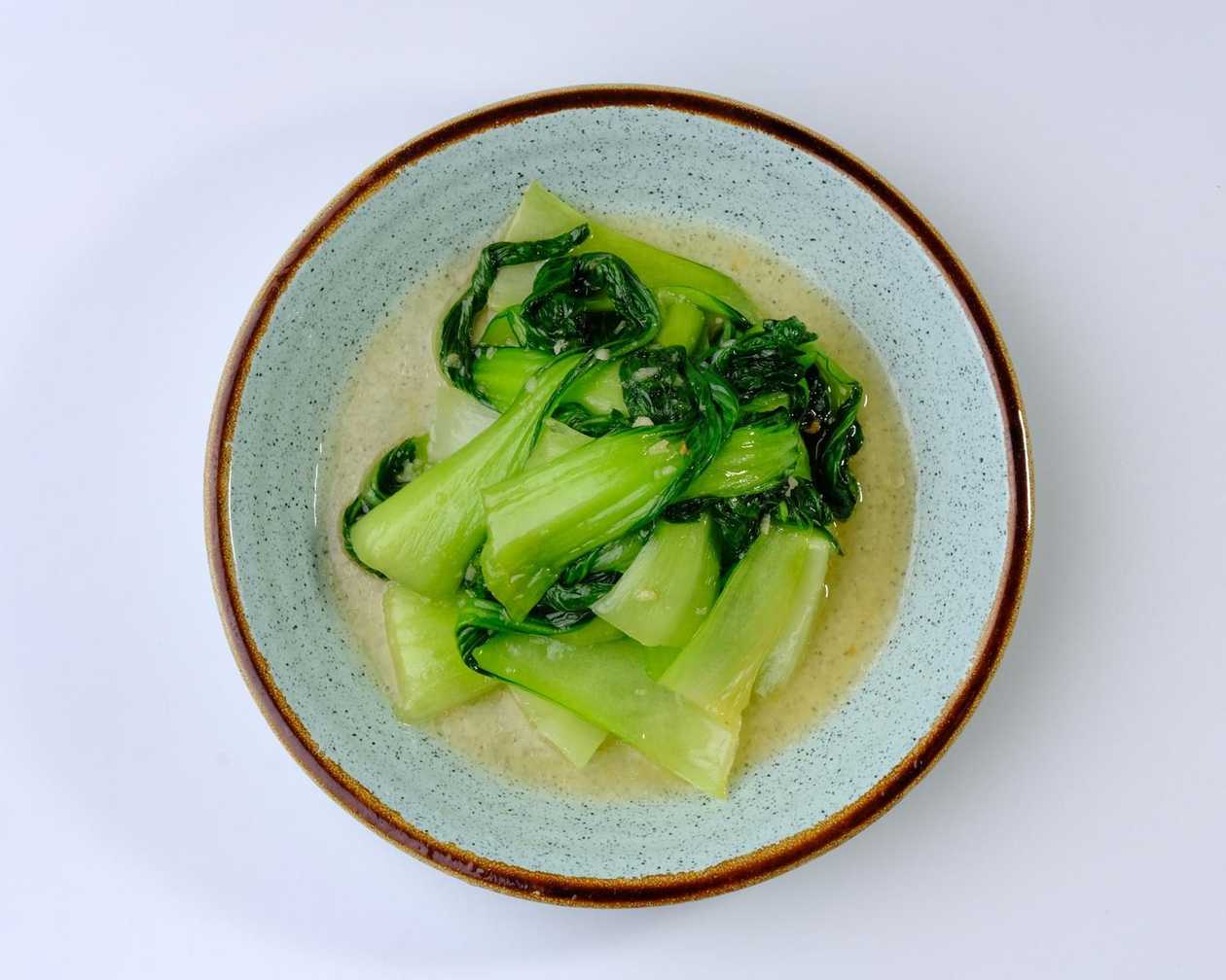 121. Stir-fried Shanghai Bok Choy with Minced Garlic