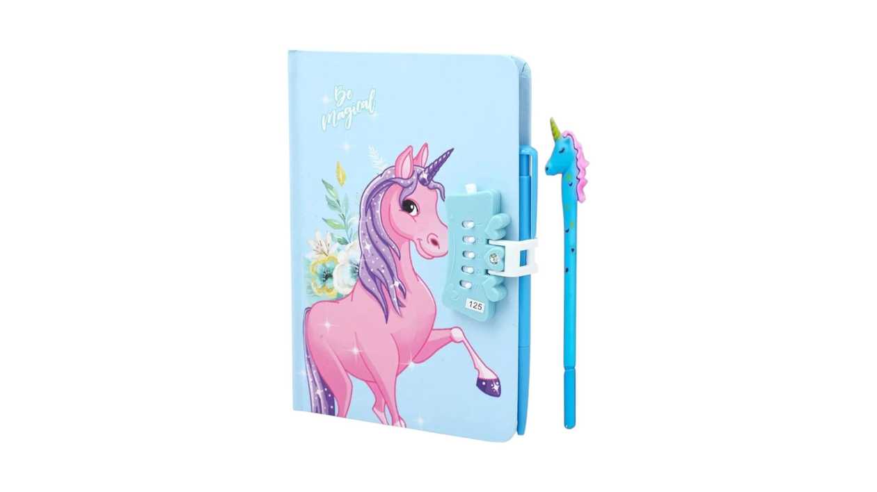 Pony Notebook with Code (Blue)