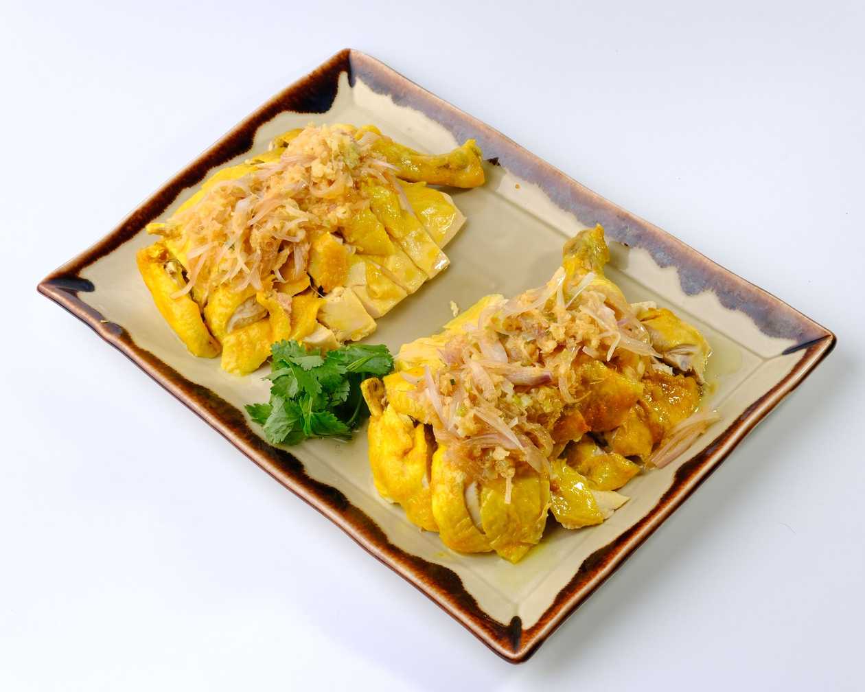 127. Ginger Scallion Oil Chicken (whole)
