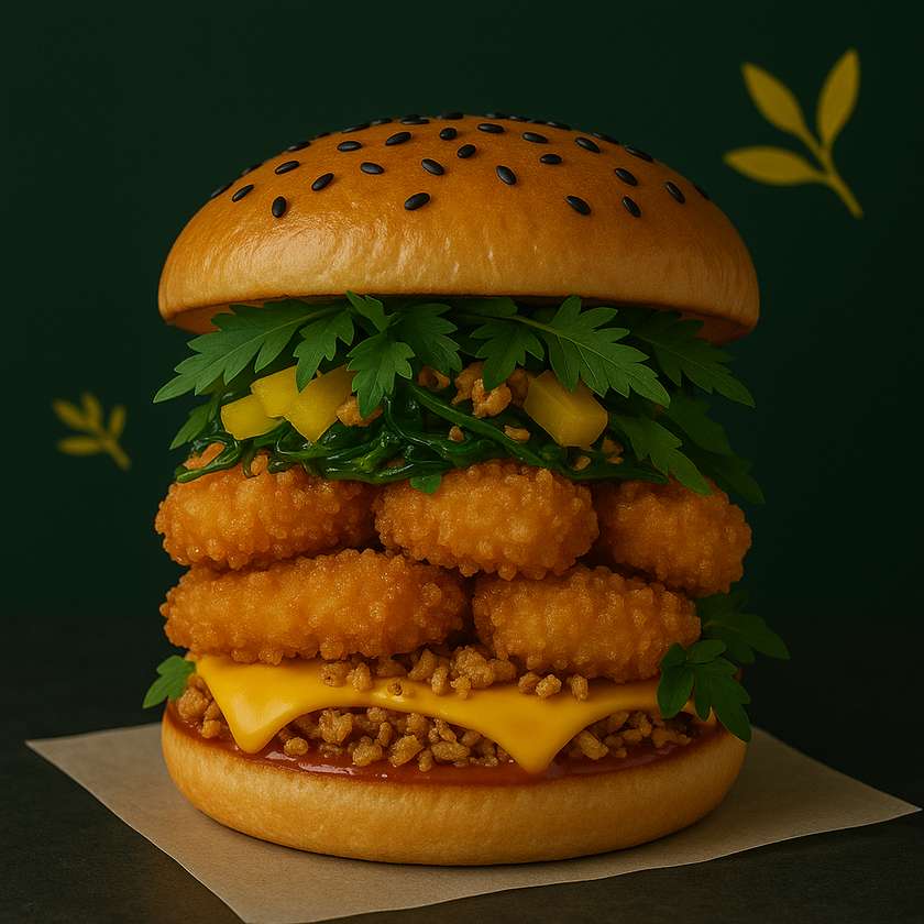 Chicken Poke Burger