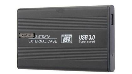Andowl 2.5 inch HDD enclosure portable personal storage