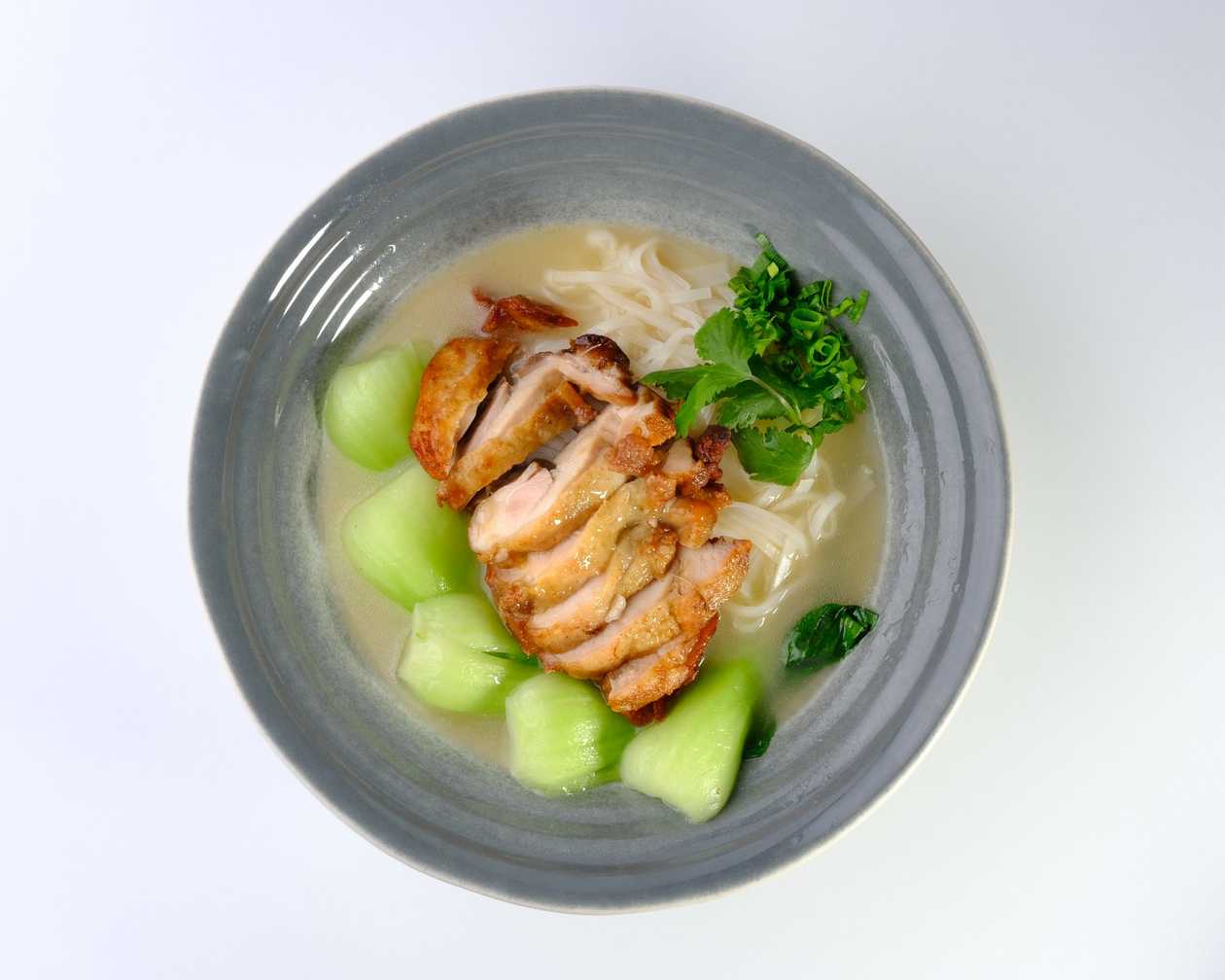 217. Chicken Chop Rice Noodle Soup