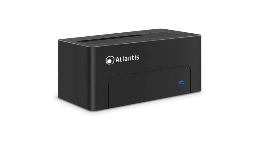 Atlantis DK42 Docking station per Hard Disk da 3.5” / 2.5”, Black