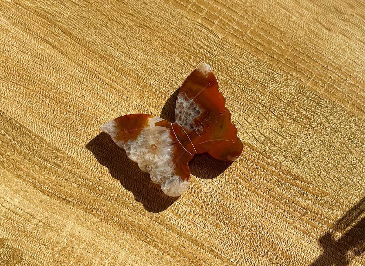 Carnelian Butterfly (216g)