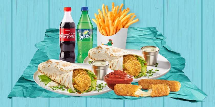2-Person Wrap Menu