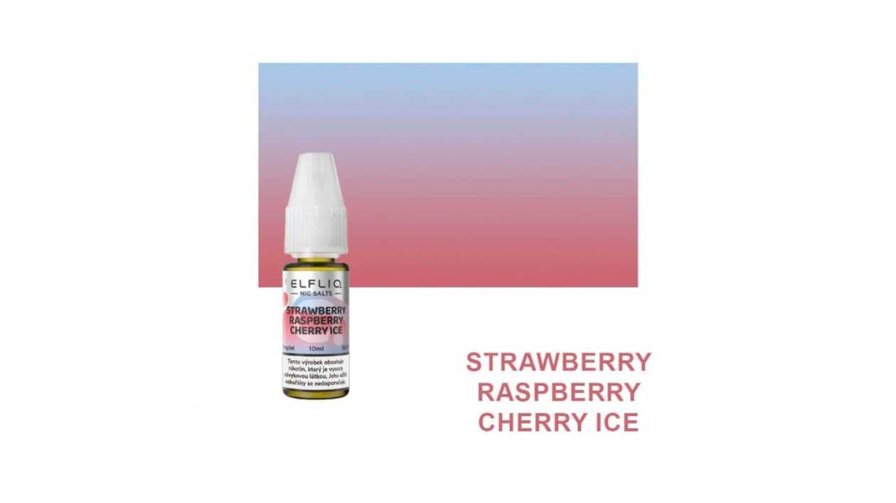 K18+ Elf Bar Elf Liq 2% - Strawberry raspberry cherry ice