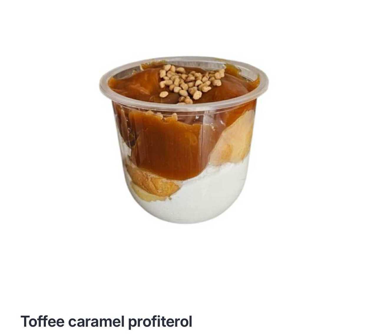 Toffee Caramel Profiterol
