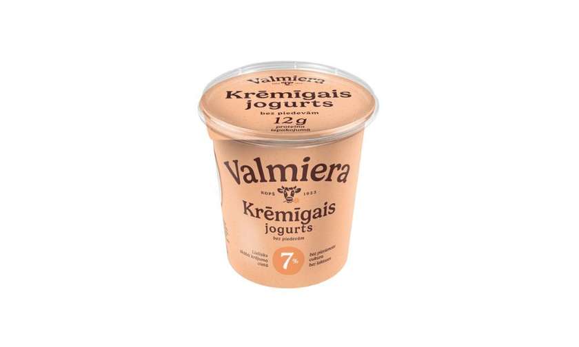 Creamy yoghurt Valmiera 7% 350 g