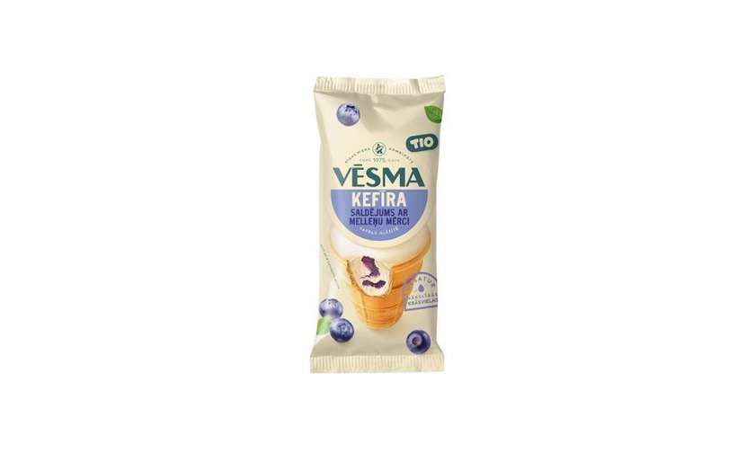 Blueberry kefir ice cream Vēsma 120 ml/80 g