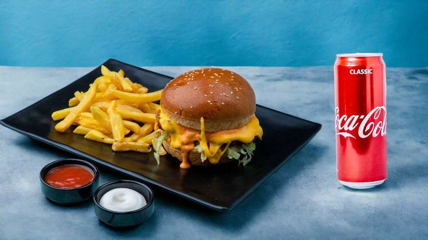 Port Cheese Burger Combo