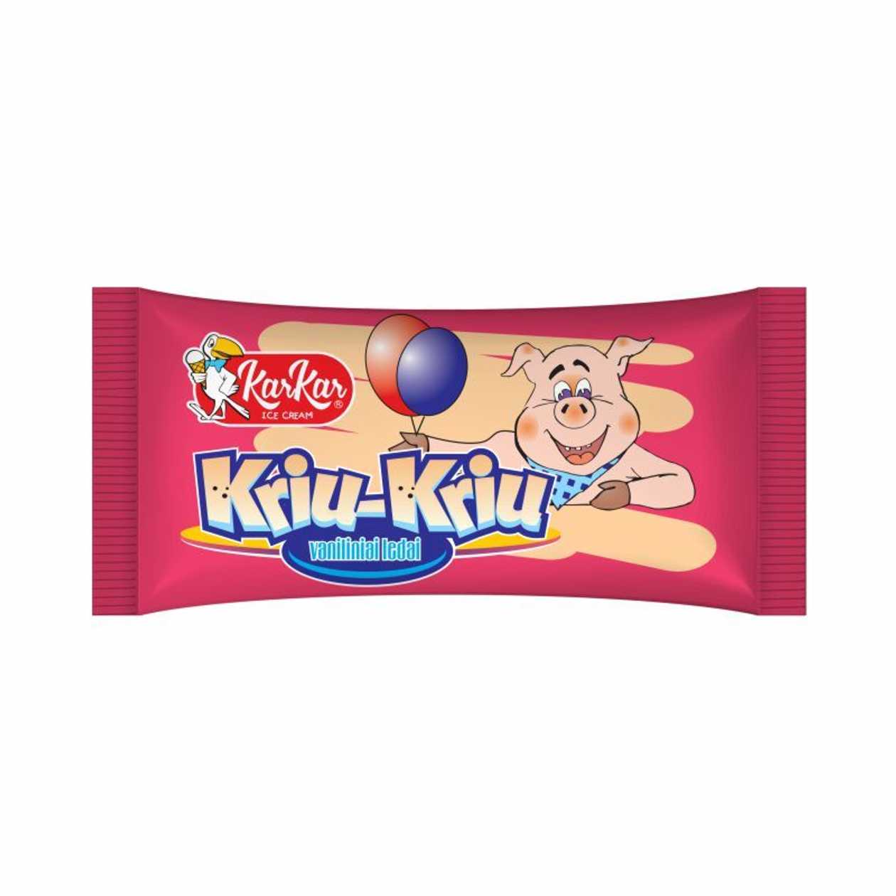 Ledai vaniliniai KRIU KRIU, 120 ml