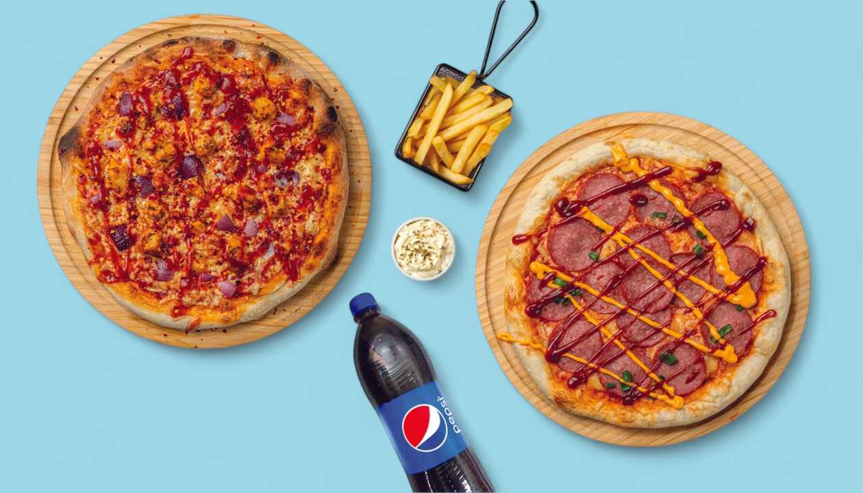 Duo delight pizza