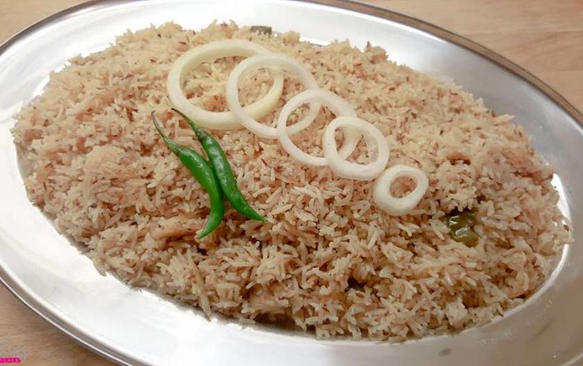 Jeera Onion Rice