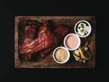 Grilled Smoked Pork Ribs (700g)