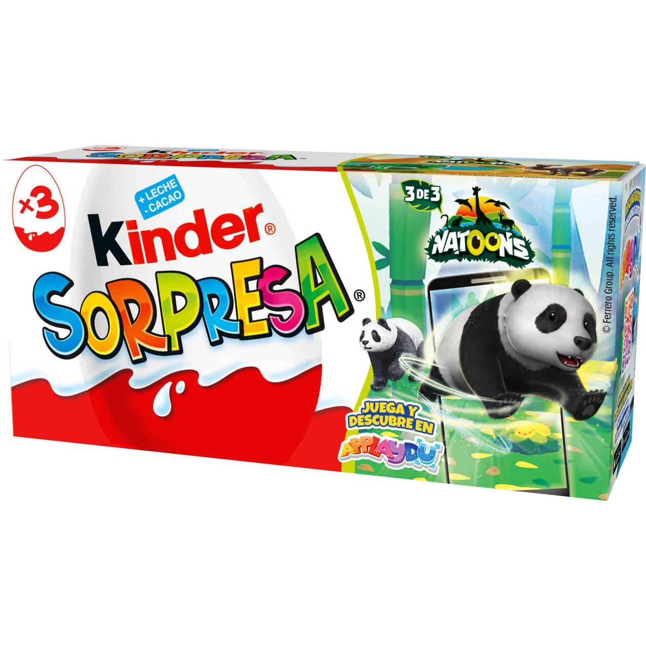 Kinder Chocolate Egg with Surprise Pack of 3x60g (expires soon)