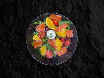 Salmon and orange salad