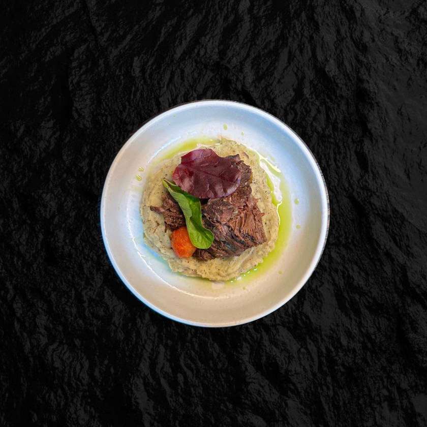 Beef Cheeks with Potato-Truffle Puree