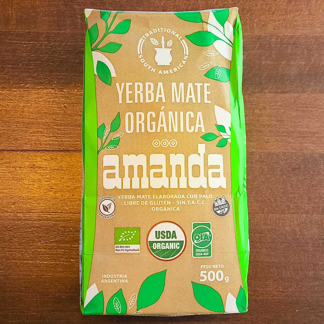 Yerba Mate Amanda Orgánica 500g