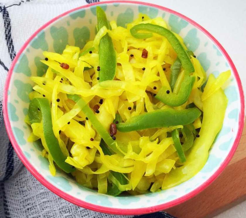 Cabbage sambharo