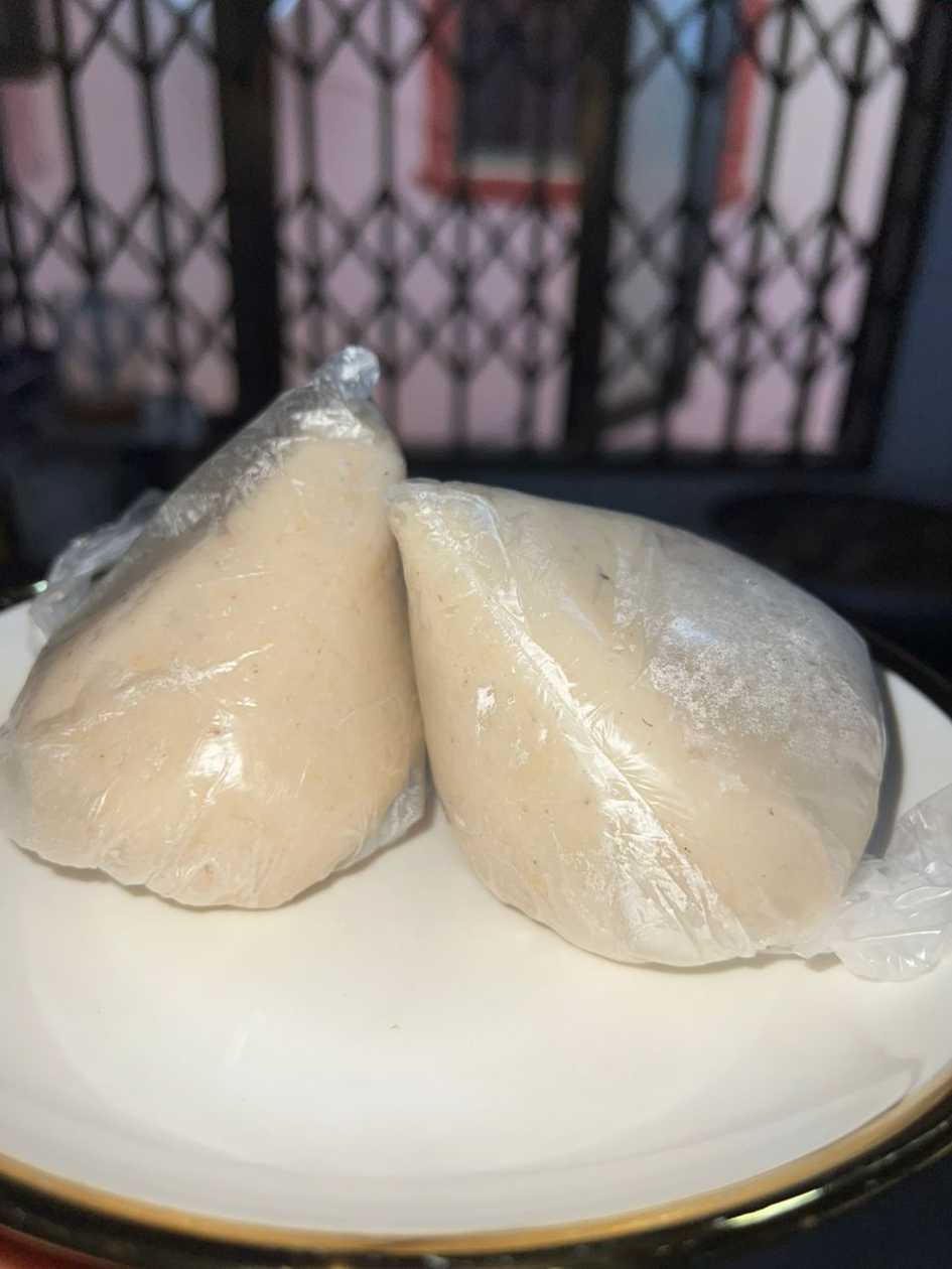 A ball of banku