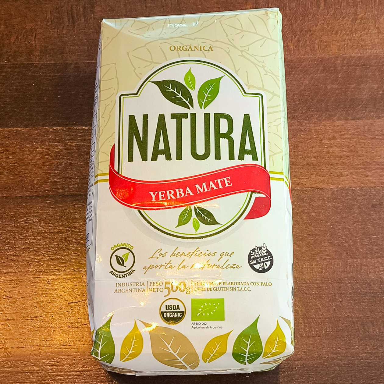 Yerba Mate Natura Orgánica 500g