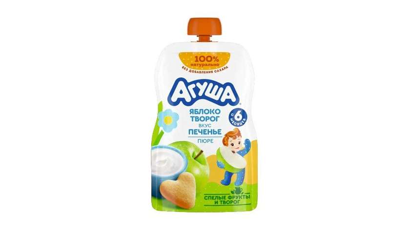 Apple Curd Cookie Puree 90g